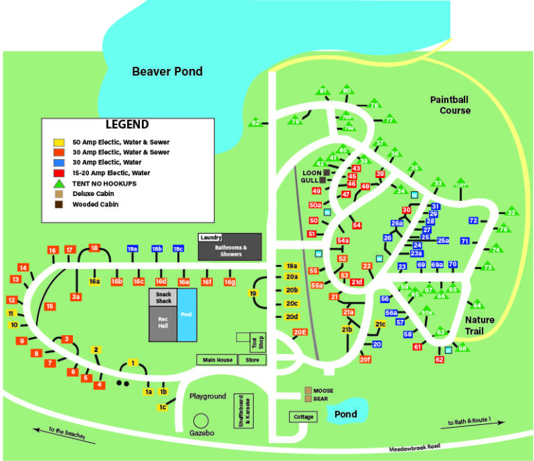 Rates & Reservations Meadowbrook Camping Area